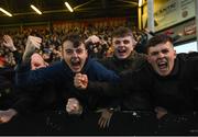 30 September 2018; Bohemians supporters celebrate after Dinny Corcoran scored their goal during the Irish Daily Mail FAI Cup Semi-Final match between Bohemians and Cork City at Dalymount Park in Dublin. Photo by Stephen McCarthy/Sportsfile