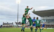 29 September 2018; Quinn Roux of Connacht wins a lineout during the Guinness PRO14 Round 5 match between Connacht and Leinster at The Sportsground in Galway. Photo by Brendan Moran/Sportsfile