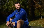 1 October 2018; Robbie Henshaw poses for a portrait following a Leinster Rugby press conference at Leinster Rugby Headquarters in Dublin. Photo by David Fitzgerald/Sportsfile