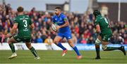 29 September 2018; Rob Kearney of Leinster in action against Finlay Bealham and Ultan Dillane of Connacht during the Guinness PRO14 Round 5 match between Connacht and Leinster at The Sportsground in Galway. Photo by Brendan Moran/Sportsfile