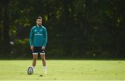 1 October 2018; Conor Murray practices his place kicking during Munster Rugby squad training at the University of Limerick in Limerick. Photo by Diarmuid Greene/Sportsfile