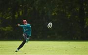 1 October 2018; Ian Keatley practices his place kicking during Munster Rugby squad training at the University of Limerick in Limerick. Photo by Diarmuid Greene/Sportsfile