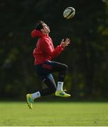 1 October 2018; Joey Carbery during Munster Rugby squad training at the University of Limerick in Limerick. Photo by Diarmuid Greene/Sportsfile