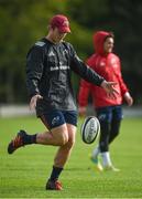 1 October 2018; Tyler Bleyendaal during Munster Rugby squad training at the University of Limerick in Limerick. Photo by Diarmuid Greene/Sportsfile