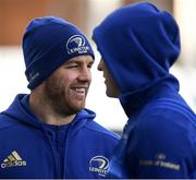 1 October 2018; Seán O'Brien, left, and Garry Ringrose during Leinster Rugby squad training at Energia Park in Dublin. Photo by David Fitzgerald/Sportsfile
