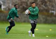 2 October 2018; Bundee Aki during Connacht Rugby squad training at the Sportsground in Galway. Photo by Harry Murphy/Sportsfile
