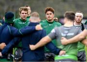 2 October 2018; Players, from left, Kyle Godwin, Dominic Robertson-McCoy and Shane Delahunt during Connacht Rugby squad training at the Sportsground in Galway. Photo by Harry Murphy/Sportsfile