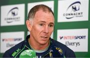 2 October 2018; Connacht head coach Andy Friend during a Connacht Rugby press conference at the Sportsground in Galway. Photo by Harry Murphy/Sportsfile
