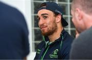2 October 2018; Ultane Dillane during a Connacht Rugby press conference at the Sportsground in Galway. Photo by Harry Murphy/Sportsfile