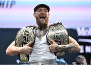 4 October 2018; Conor McGregor following a press conference for UFC 229 at the Park Theater in Las Vegas, Nevada, United States. Photo by Stephen McCarthy/Sportsfile
