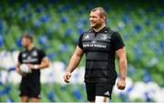 5 October 2018; Jack McGrath during the Leinster Rugby captains run at the Aviva Stadium in Dublin. Photo by Ramsey Cardy/Sportsfile