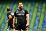 5 October 2018; Cian Healy during the Leinster Rugby captains run at the Aviva Stadium in Dublin. Photo by Ramsey Cardy/Sportsfile