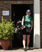 5 October 2018; Lauren Crowley-Walsh of Team Ireland, from Kill, Co Kildare, makes her way out to the driving range at the Hurlingam golf club, in Buenos Aires, ahead of the start of the Youth Olympic Games in Buenos Aires, Argentina. Photo by Eóin Noonan/Sportsfile