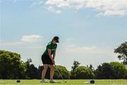 5 October 2018; Lauren Crowley-Walsh of Team Ireland, from Kill, Co Kildare, on the driving range at the Hurlingham golf club, in Buenos Aires, ahead of the start of the Youth Olympic Games in Buenos Aires, Argentina. Photo by Eóin Noonan/Sportsfile