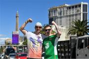 5 October 2018; Conor McGregor supporters Simon Houghton, left, and Sean Kearney, both from Wexford town, prior to the upcoming UFC 229 event featuring Khabib Nurmagomedov and Conor McGregor in Las Vegas, Nevada, United States. Photo by Stephen McCarthy/Sportsfile