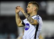 5 October 2018; Patrick McEleney of Dundalk reacts after his side fail to convert an opportunity during the SSE Airtricity League Premier Division match between Dundalk and St Patrick's Athletic at Oriel Park in Dundalk, Co Louth. Photo by Seb Daly/Sportsfile