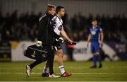 5 October 2018; Robbie Benson of Dundalk leaves the field with an injury during the SSE Airtricity League Premier Division match between Dundalk and St Patrick's Athletic at Oriel Park, Dundalk, in Louth. Photo by David Fitzgerald/Sportsfile
