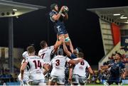 5 October 2018; Ultan Dillane of Connacht wins possession in a lineout during the Guinness PRO14 Round 6 match between Ulster and Connacht at Kingspan Stadium, in Belfast. Photo by Oliver McVeigh/Sportsfile