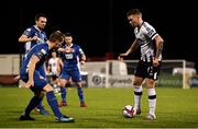 5 October 2018; Patrick McEleney of Dundalk in action against Simon Madden, left, and Conan Byrne of St Patrick's Athletic during the SSE Airtricity League Premier Division match between Dundalk and St Patrick's Athletic at Oriel Park, Dundalk, in Louth. Photo by David Fitzgerald/Sportsfile