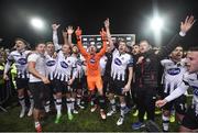 5 October 2018; Dundalk players celebrate winning the league following the SSE Airtricity League Premier Division match between Dundalk and St Patrick's Athletic at Oriel Park, Dundalk, in Louth. Photo by David Fitzgerald/Sportsfile