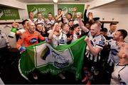 5 October 2018; Dundalk players celebrate following their victory in the SSE Airtricity League Premier Division match between Dundalk and St Patrick's Athletic at Oriel Park in Dundalk, Co Louth. Photo by Seb Daly/Sportsfile