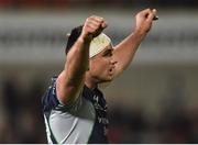 5 October 2018; Cian Kelleher of Connacht celebrates at the final whistle in the Guinness PRO14 Round 6 match between Ulster and Connacht at Kingspan Stadium, in Belfast. Photo by Oliver McVeigh/Sportsfile