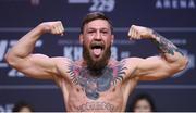 5 October 2018; Conor McGregor weighs in for UFC 229 at T-Mobile Arena in Las Vegas, Nevada, United States. Photo by Stephen McCarthy/Sportsfile