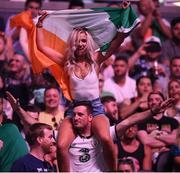 5 October 2018; Conor McGregor supporters during the weigh in for UFC 229 at T-Mobile Arena in Las Vegas, Nevada, United States. Photo by Stephen McCarthy/Sportsfile