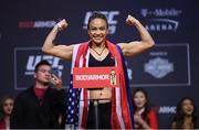 5 October 2018; Michelle Waterson weighs in for UFC 229 at T-Mobile Arena in Las Vegas, Nevada, United States. Photo by Stephen McCarthy/Sportsfile