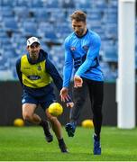 15 June 2018; Zach Tuohy of the Geelong Cats AFL team during squad training in the GMHBA Stadium in Geelong, Australia. Photo by Brendan Moran/Sportsfile