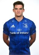 22 August 2018; Tom Daly during a Leinster Rugby squad portrait session at Leinster Rugby Headquarters in Dublin. Photo by Ramsey Cardy/Sportsfile