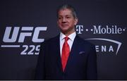 5 October 2018; Bruce Buffer during weigh in for UFC 229 at T-Mobile Arena in Las Vegas, Nevada, United States. Photo by Stephen McCarthy/Sportsfile