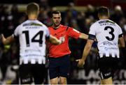 5 October 2018; Referee Robert Harvey during the SSE Airtricity League Premier Division match between Dundalk and St Patrick's Athletic at Oriel Park in Dundalk, Co Louth. Photo by Seb Daly/Sportsfile