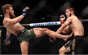6 October 2018; Conor McGregor, left, in action against Khabib Nurmagomedov in their UFC lightweight championship fight during UFC 229 at T-Mobile Arena in Las Vegas, Nevada, USA. Photo by Stephen McCarthy/Sportsfile