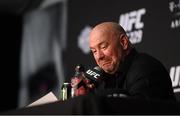 6 October 2018; UFC President Dana White during the post fight press conference following UFC 229 at T-Mobile Arena in Las Vegas, Nevada, USA. Photo by Stephen McCarthy/Sportsfile