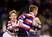 6 October 2018; Action between Tullow RFC and Kildare RFC during the Bank of Ireland Half-Time Minis at the Guinness PRO14 Round 6 match between Leinster and Munster at the Aviva Stadium in Dublin. Photo by Seb Daly/Sportsfile