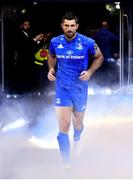 6 October 2018; Rob Kearney of Leinster runs out ahead of his 200th Leinster appearance ahead of the Guinness PRO14 Round 6 match between Leinster and Munster at the Aviva Stadium in Dublin. Photo by Ramsey Cardy/Sportsfile