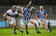 7 October 2018; Aidan Mellett of Ballyboden St Enda's in action against Ciarán Harney of St Vincent's during the Dublin County Senior Club Hurling Championship semi-final match between St Vincent's and Ballyboden St Enda's at Parnell Park in Dublin. Photo by Daire Brennan/Sportsfile