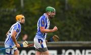 7 October 2018; Paul Doherty of Ballyboden St Enda's celebrates after scoring his side's first goal during the Dublin County Senior Club Hurling Championship semi-final match between St Vincent's and Ballyboden St Enda's at Parnell Park in Dublin. Photo by Daire Brennan/Sportsfile