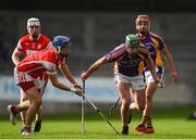7 October 2018; Seán McGrath of Kilmacud Crokes in action against Seán Moran of Cuala during the Dublin County Senior Club Hurling Championship semi-final match between Kilmacud Crokes and Cuala at Parnell Park in Dublin. Photo by Daire Brennan/Sportsfile