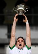 7 October 2018; Coolderry captain Kevin Connolly lifts the Seán Robbins Cup after the Offaly County Senior Club Hurling Championship Final match between Coolderry and Kilcormac/Killoughey at Bord Na Móna O'Connor Park in Tullamore, Co Offaly. Photo by Piaras Ó Mídheach/Sportsfile