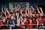7 October 2018; Ballygunner joint captain's Stephen O'Keeffe and Shane O'Sullivan lifts the cup after the Waterford County Senior Club Hurling Championship Final match between Abbeyside and Ballygunner at Fraher Field in Dungarvan, Co Waterford. Photo by Matt Browne/Sportsfile