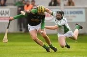 7 October 2018; Ger Healion of Kilcormac/Killoughey in action against Joe Brady of Coolderry during the Offaly County Senior Club Hurling Championship Final match between Coolderry and Kilcormac/Killoughey at Bord Na Móna O'Connor Park in Tullamore, Co Offaly. Photo by Piaras Ó Mídheach/Sportsfile