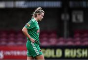 7 October 2018; Saoirse Noonan of Cork City FC reacts after missing a penalty in a penalty shoot-out during the Continental Tyres Women's National League Development Shield Final match between Cork City FC and Wexford Youths WFC at Turner's Cross in Cork. Photo by Seb Daly/Sportsfile