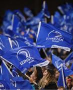 6 October 2018; Leinster supporters during the Guinness PRO14 Round 6 match between Leinster and Munster at Aviva Stadium, in Dublin. Photo by Harry Murphy/Sportsfile