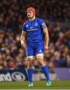 6 October 2018; Josh van der Flier of Leinster during the Guinness PRO14 Round 6 match between Leinster and Munster at Aviva Stadium, in Dublin. Photo by Harry Murphy/Sportsfile