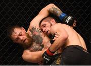6 October 2018; Conor McGregor, left, and Khabib Nurmagomedov in their UFC lightweight championship fight during UFC 229 at T-Mobile Arena in Las Vegas, Nevada, USA. Photo by Stephen McCarthy/Sportsfile