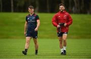 8 October 2018; Jack Stafford and Conor Oliver arrive for Munster Rugby squad training at the University of Limerick in Limerick. Photo by Diarmuid Greene/Sportsfile
