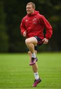 8 October 2018; Keith Earls during Munster Rugby squad training at the University of Limerick in Limerick. Photo by Diarmuid Greene/Sportsfile
