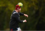 8 October 2018; Brian Scott during Munster Rugby squad training at the University of Limerick in Limerick. Photo by Diarmuid Greene/Sportsfile